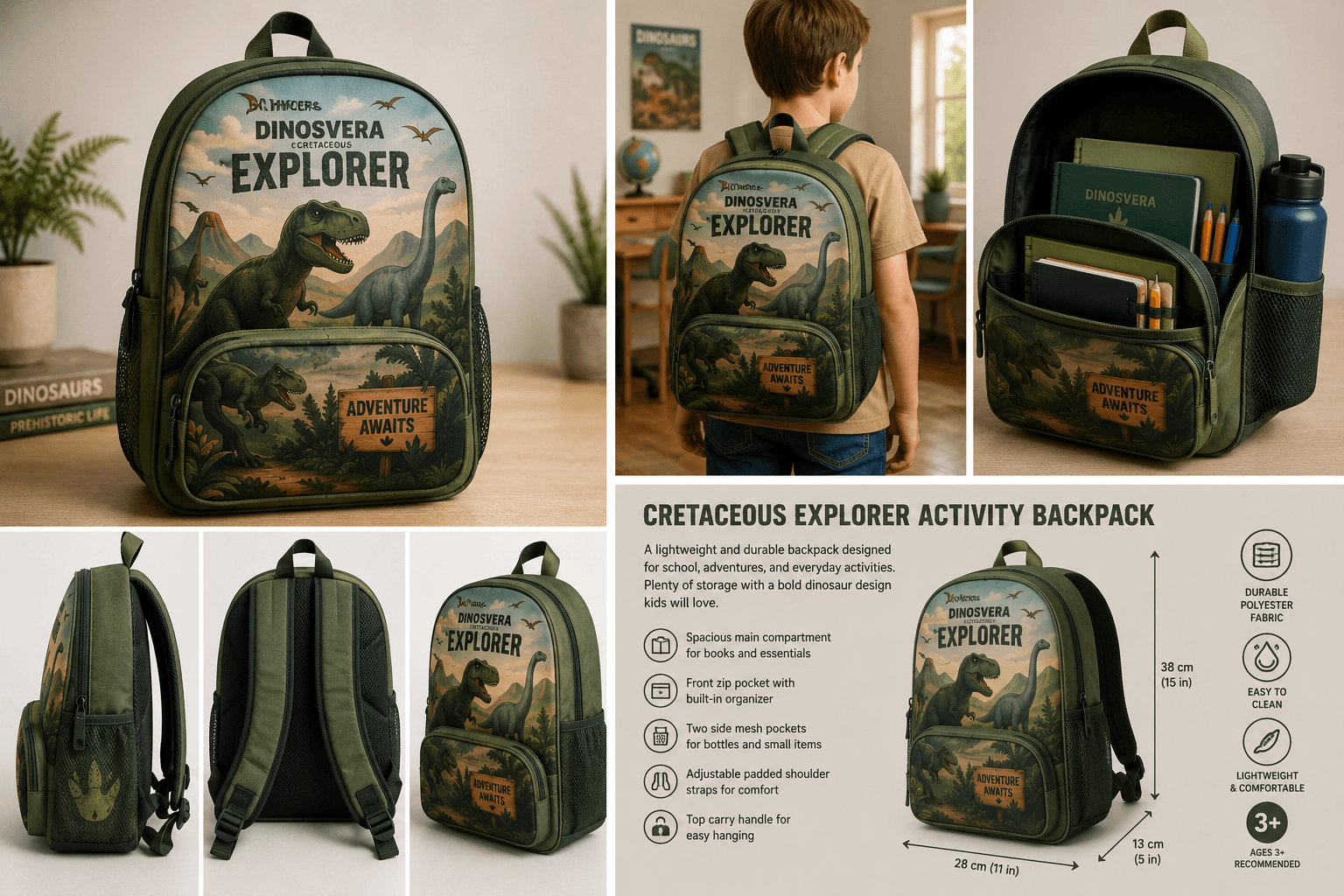 Cretaceous Explorer Activity Backpack